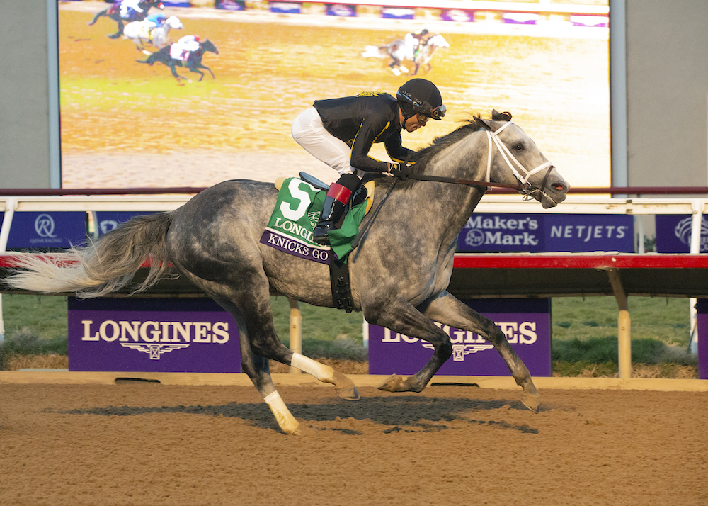 Knicks Go Proves Uncatchable in 6 Million Longines Breeders Cup